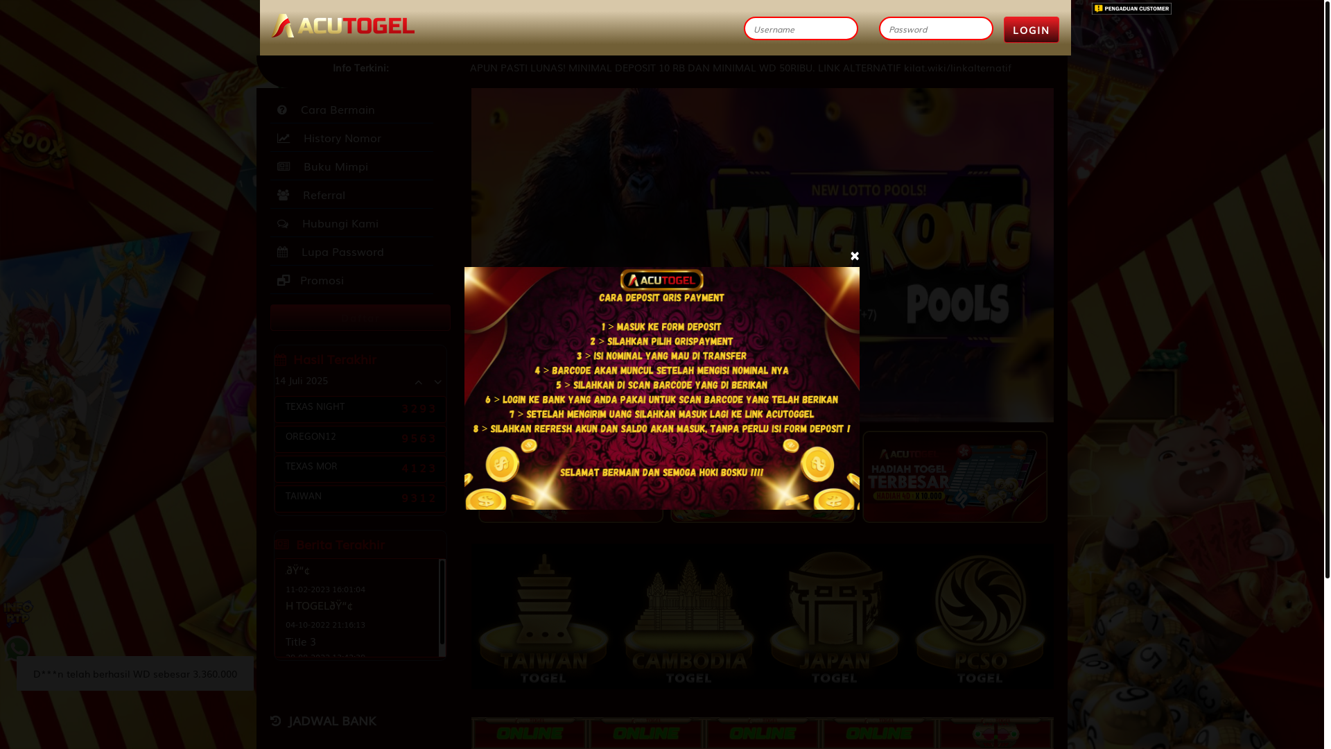 website screenshot of https://acutogelkeren.online/