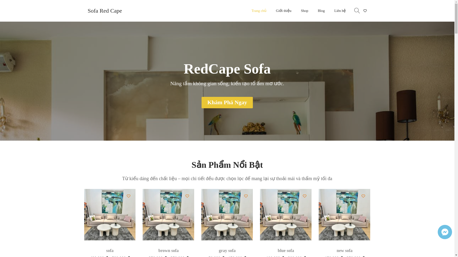 website screenshot of https://sofaredcape.com/