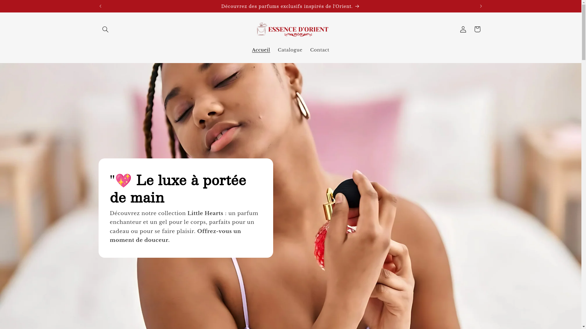 website screenshot of https://essencedorient.net/