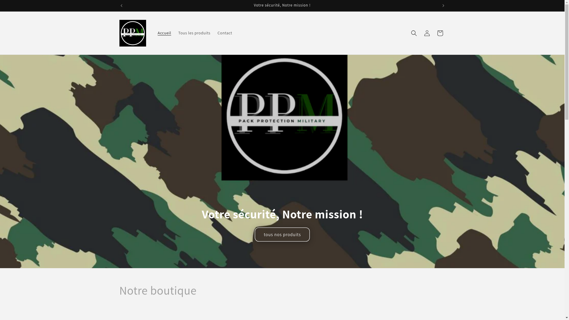 website screenshot of https://packpm-store.com/