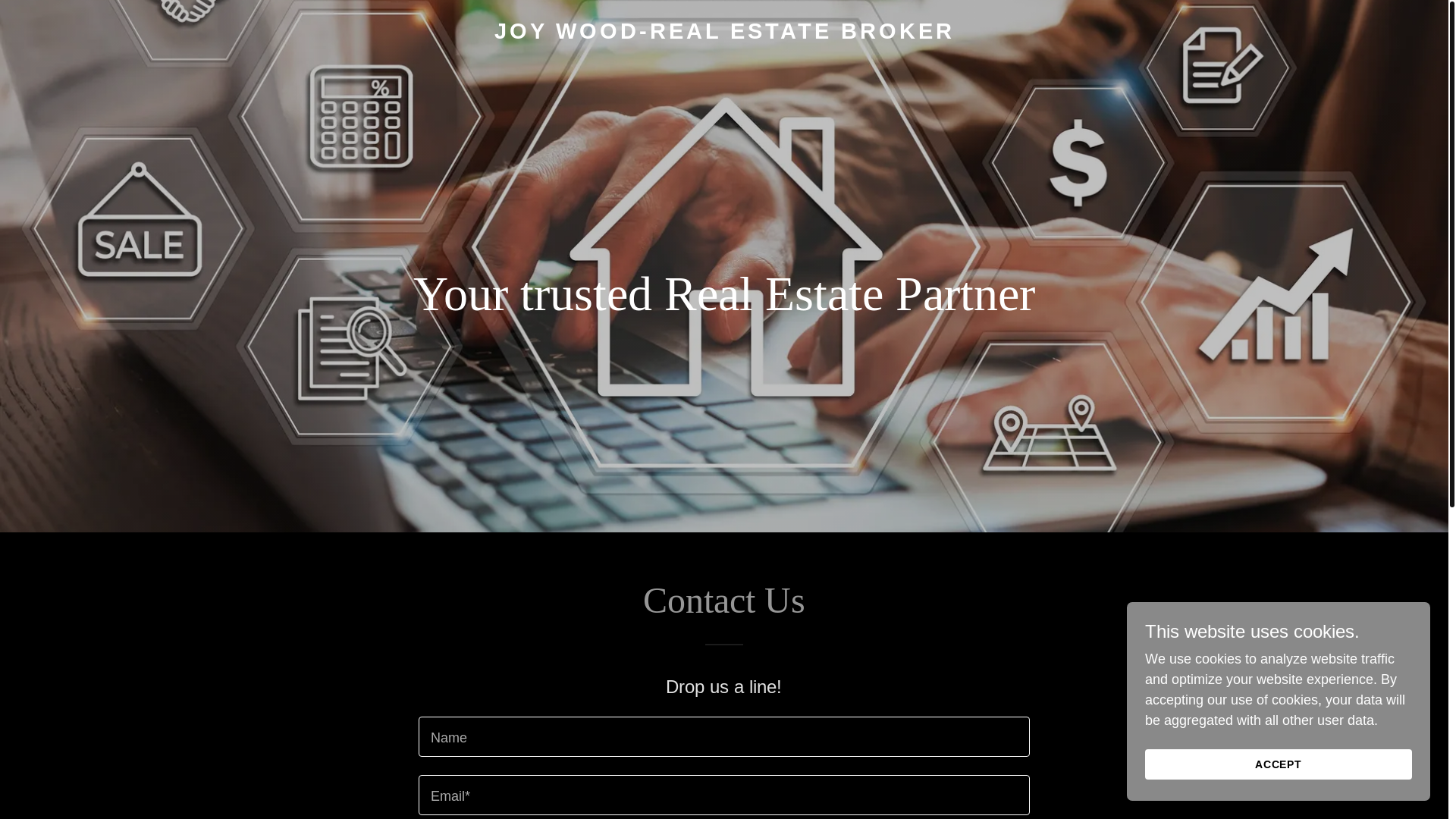 website screenshot of https://joywood-realtor.com/