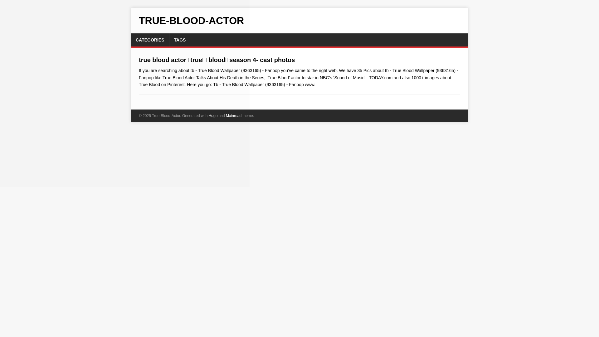 website screenshot of https://true-blood-actor.pages.dev/