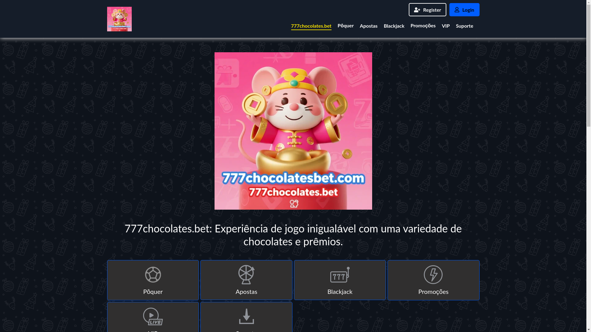 website screenshot of https://777chocolatesbet.com/