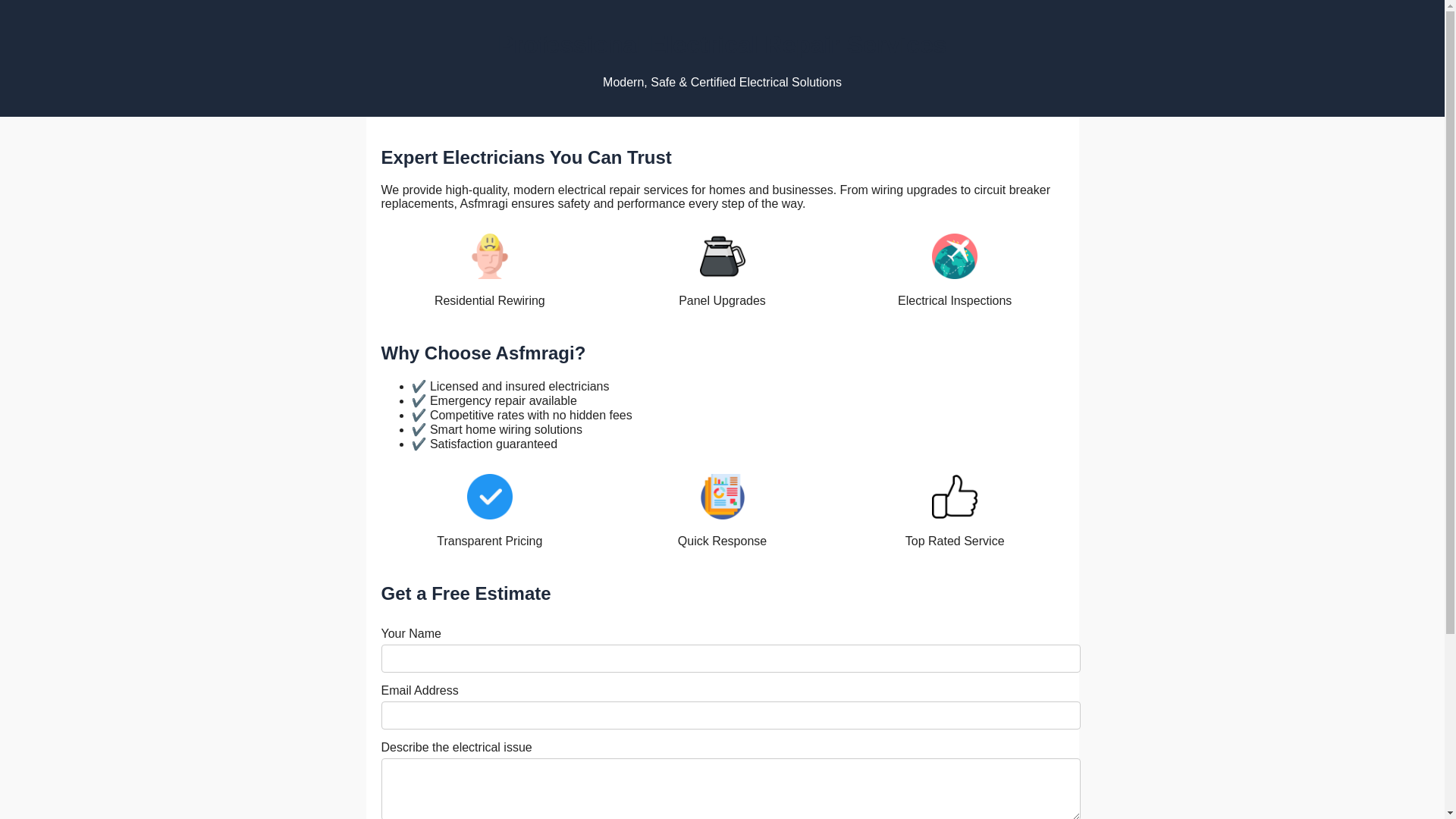 website screenshot of https://asfmragi.sbs/