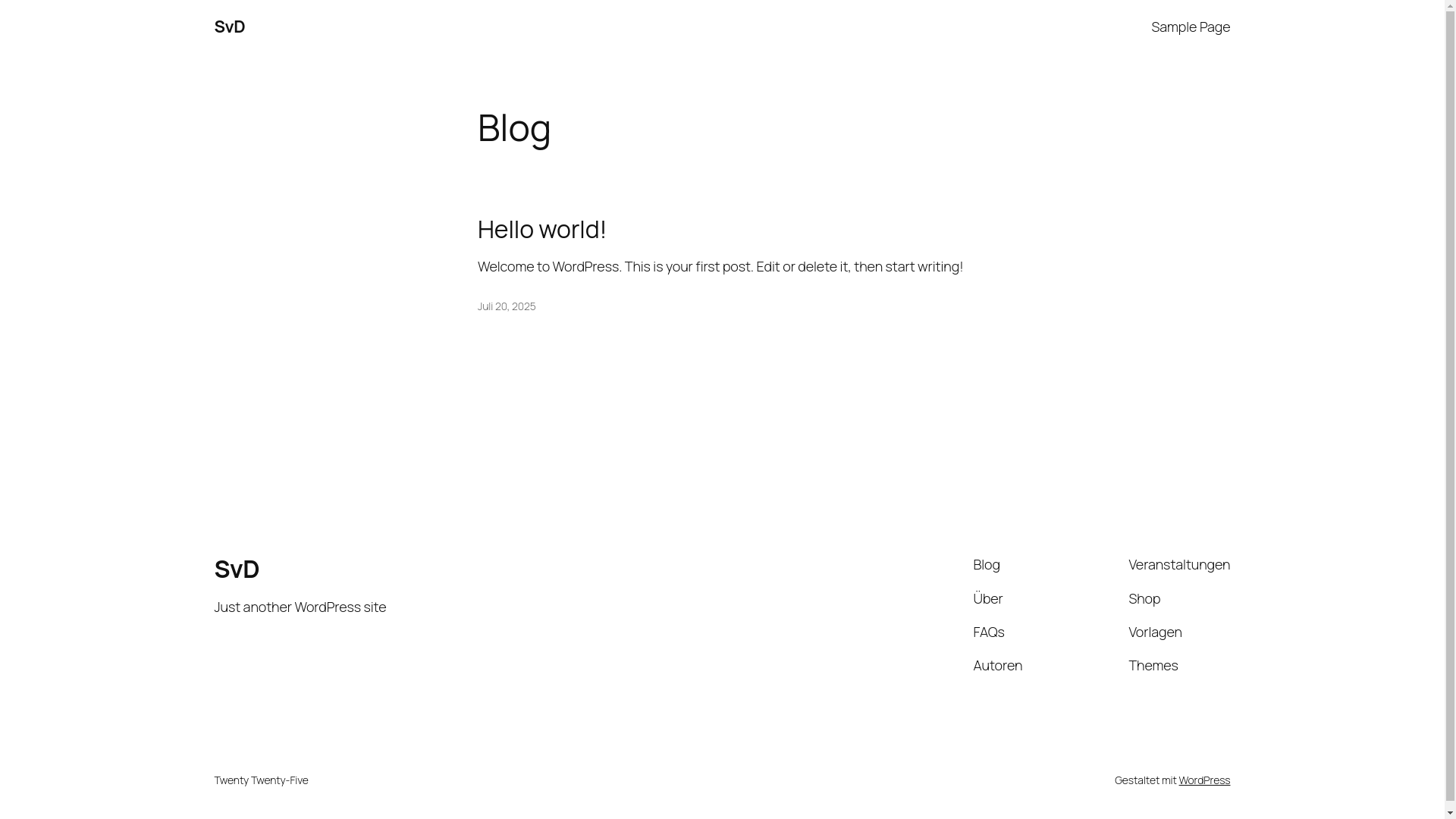 website screenshot of https://sonja-von-droste.de/