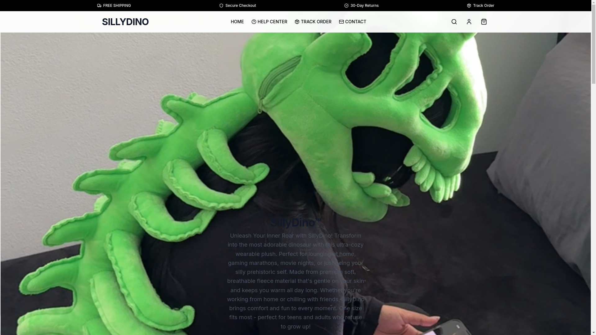 website screenshot of https://roarandplay.shop/