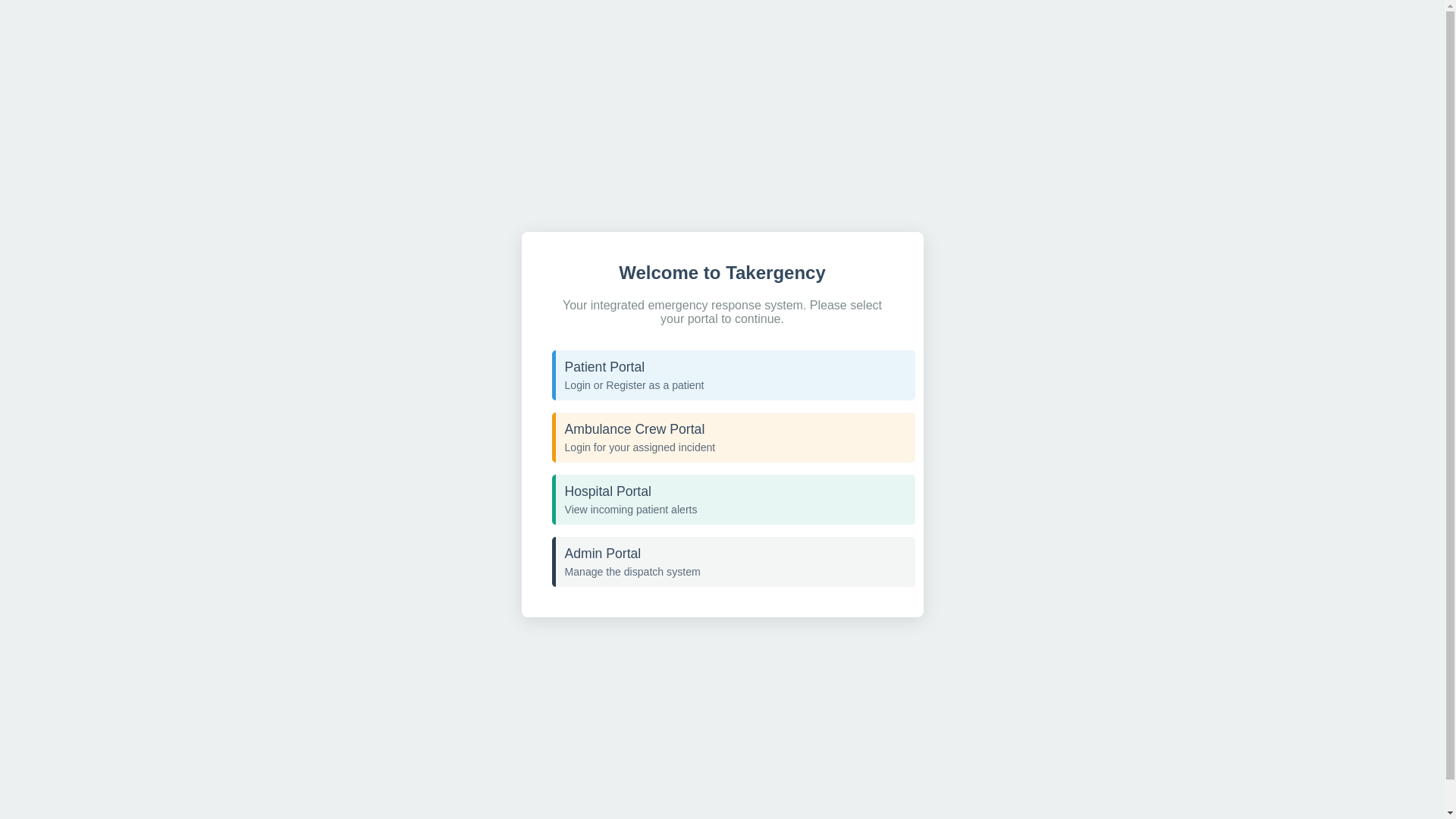 website screenshot of https://takergency.co.za/