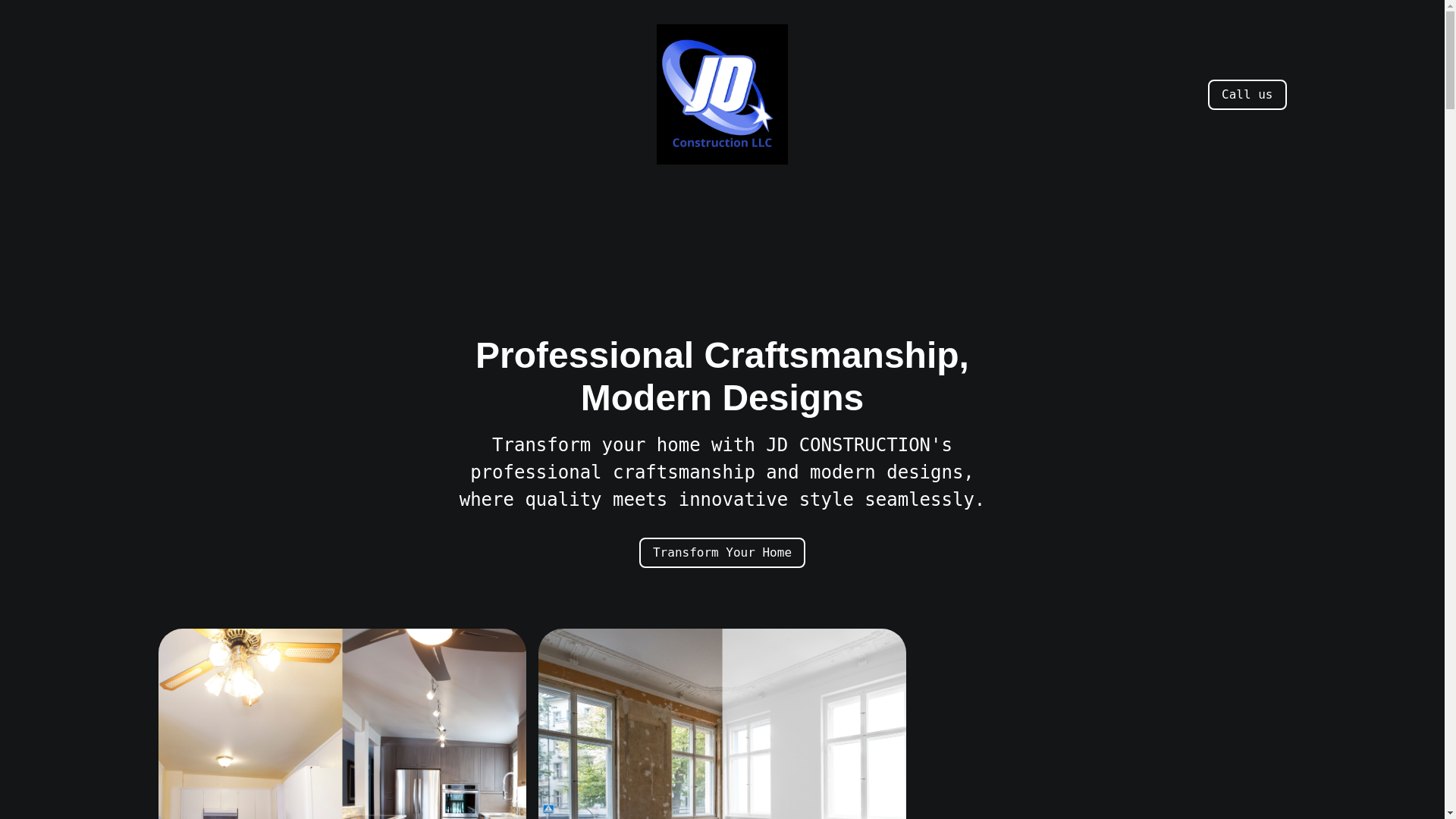website screenshot of https://jdbuildingconstruction.com/