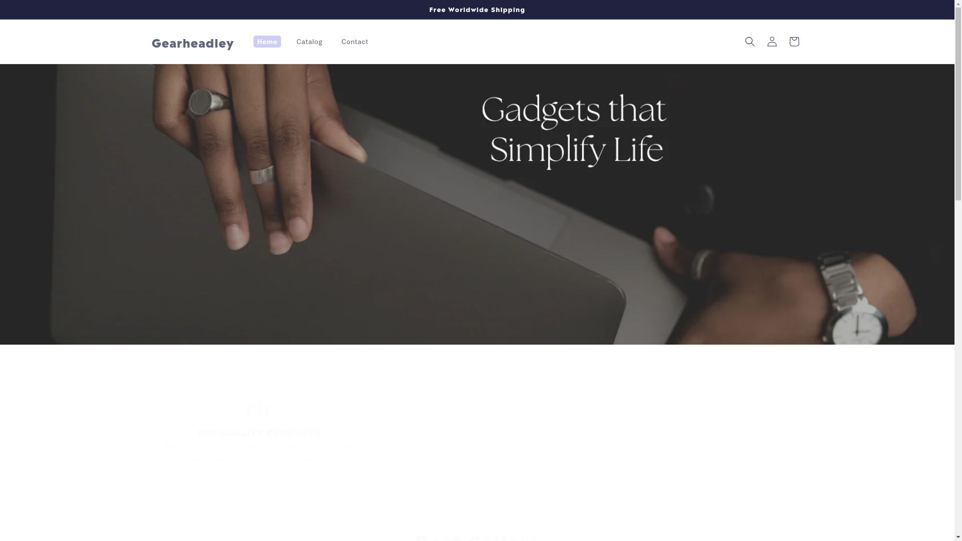 website screenshot of https://gearheadley.com/
