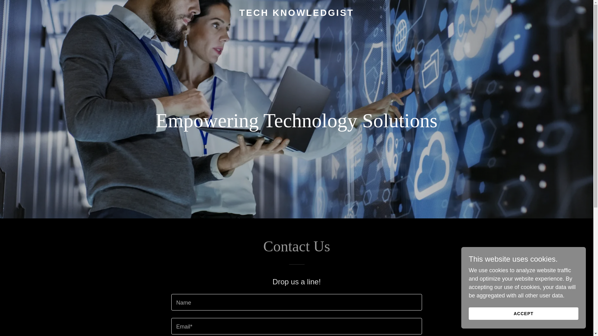 website screenshot of https://techknowledgist.org/