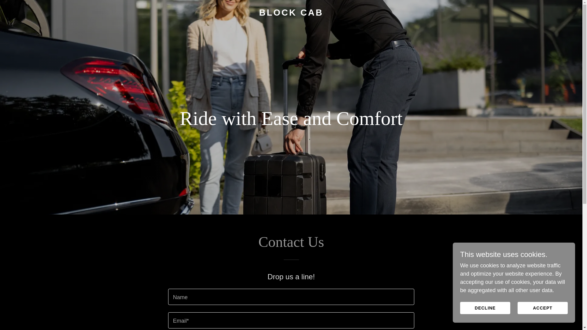 website screenshot of https://block-cab.com/