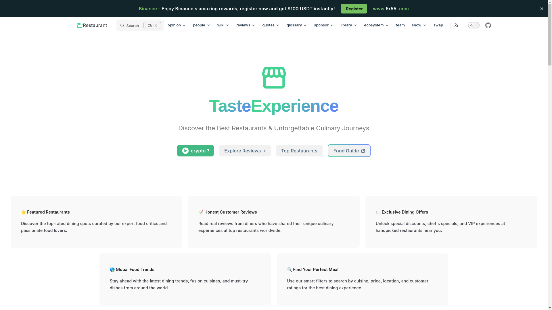 website screenshot of https://restaurant-eb8.pages.dev/