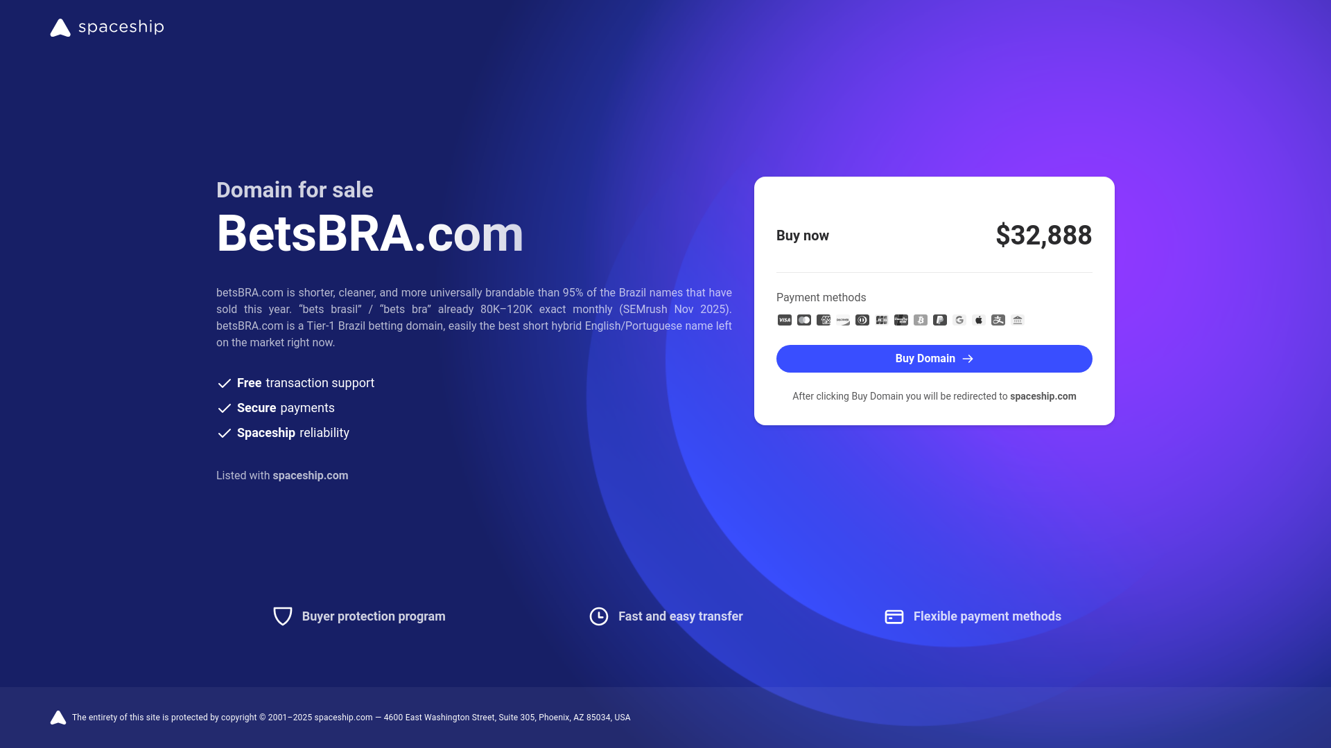 website screenshot of https://betsbra.com/