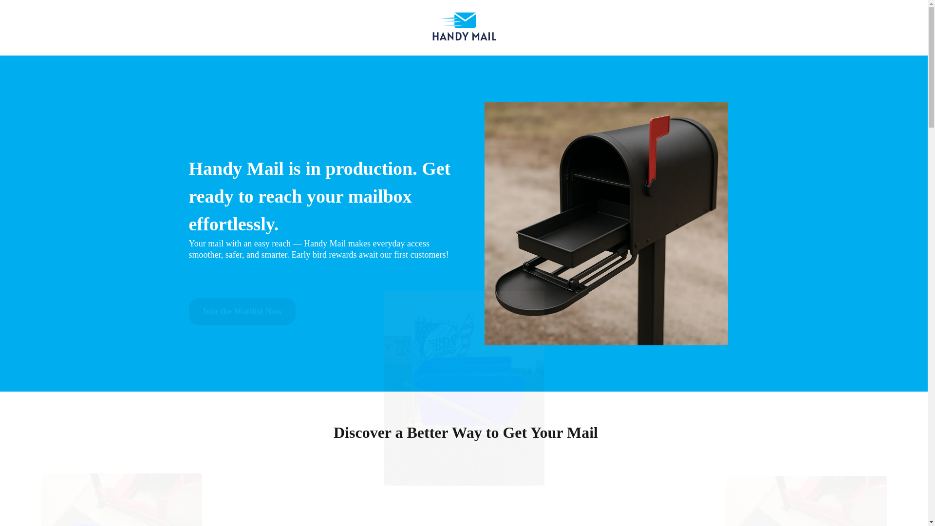 website screenshot of https://handymailhub.com/