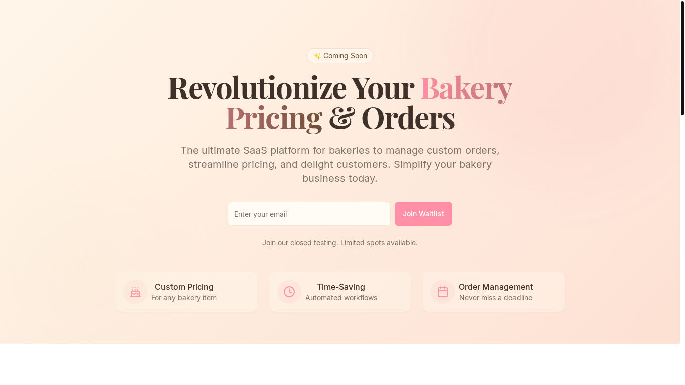 website screenshot of https://caketalk-sweet-launch.pages.dev/