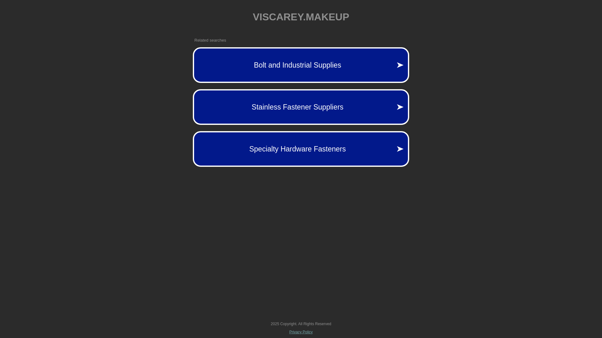 website screenshot of https://viscarey.makeup/