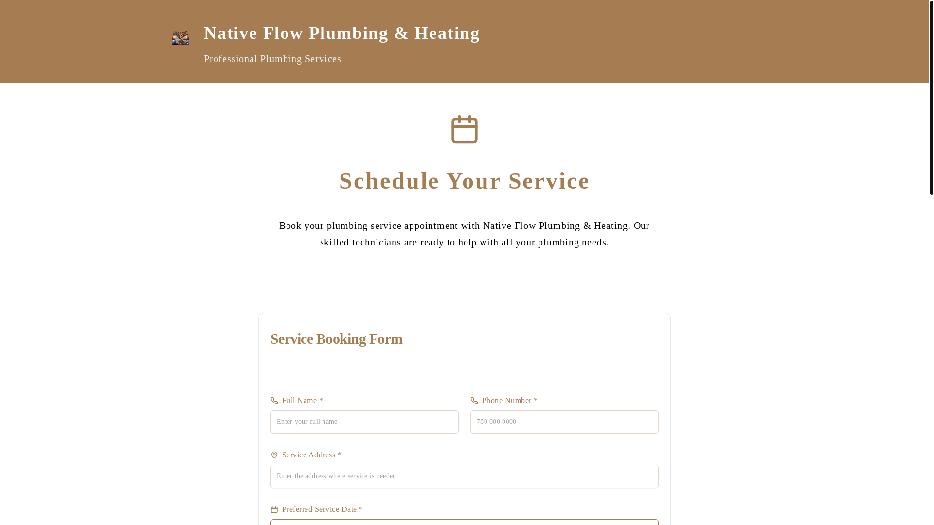 website screenshot of https://nativeflow.ca/