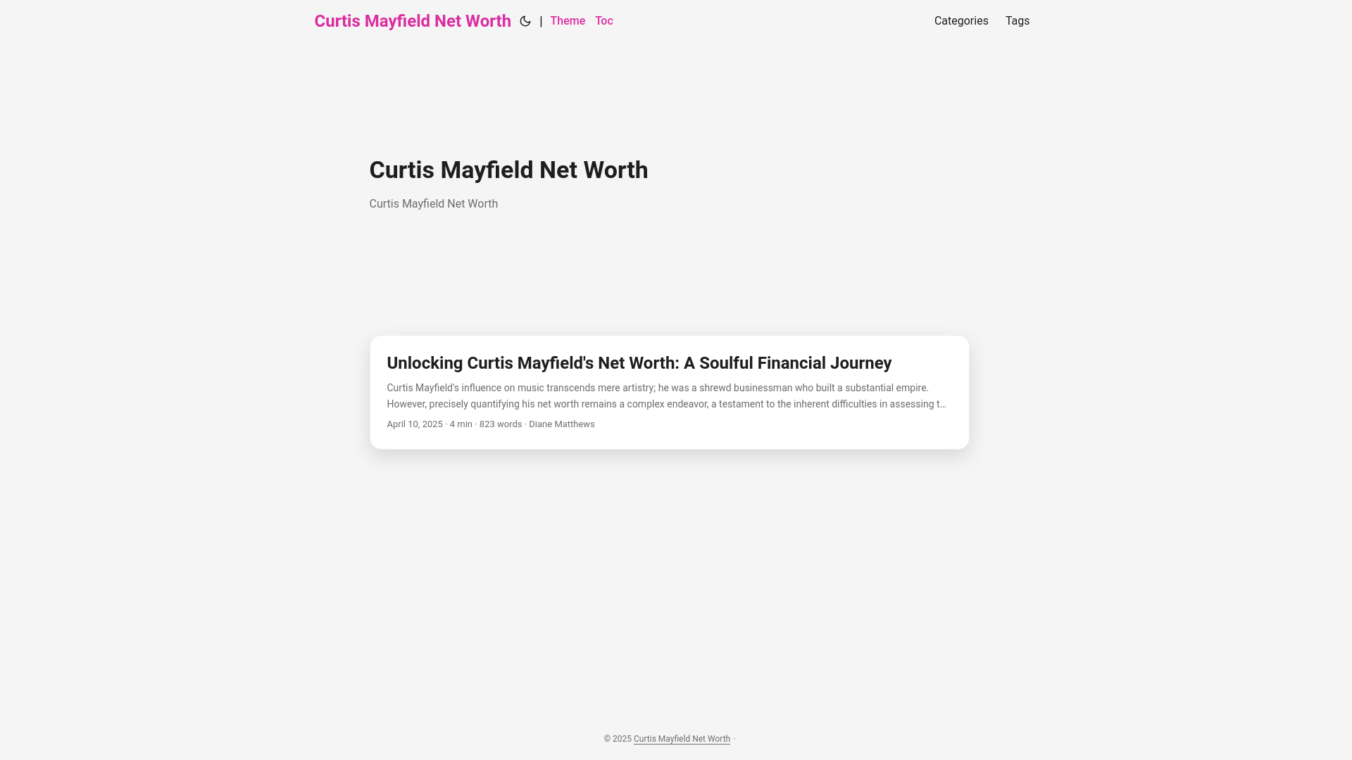 website screenshot of https://curtis-mayfield-net-worth.pages.dev/