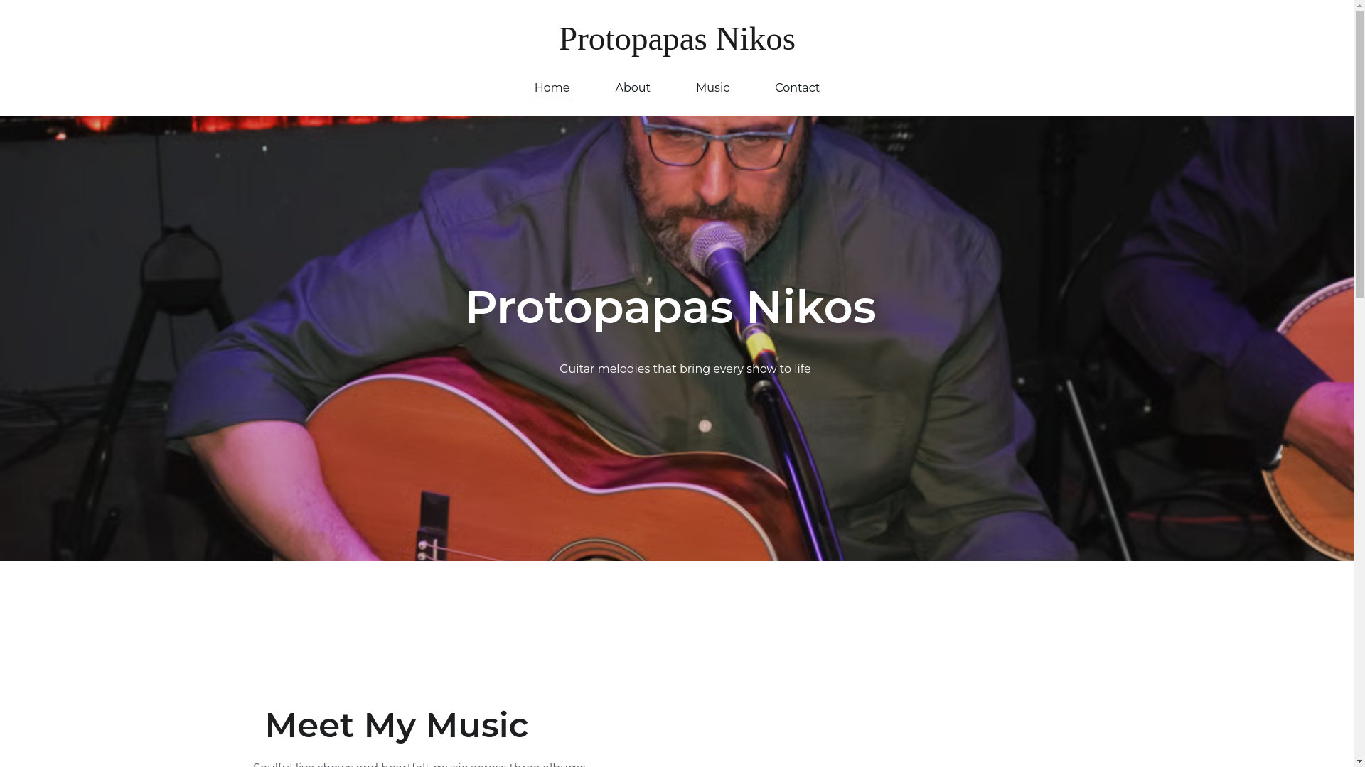 website screenshot of https://protopapasnikos.gr/