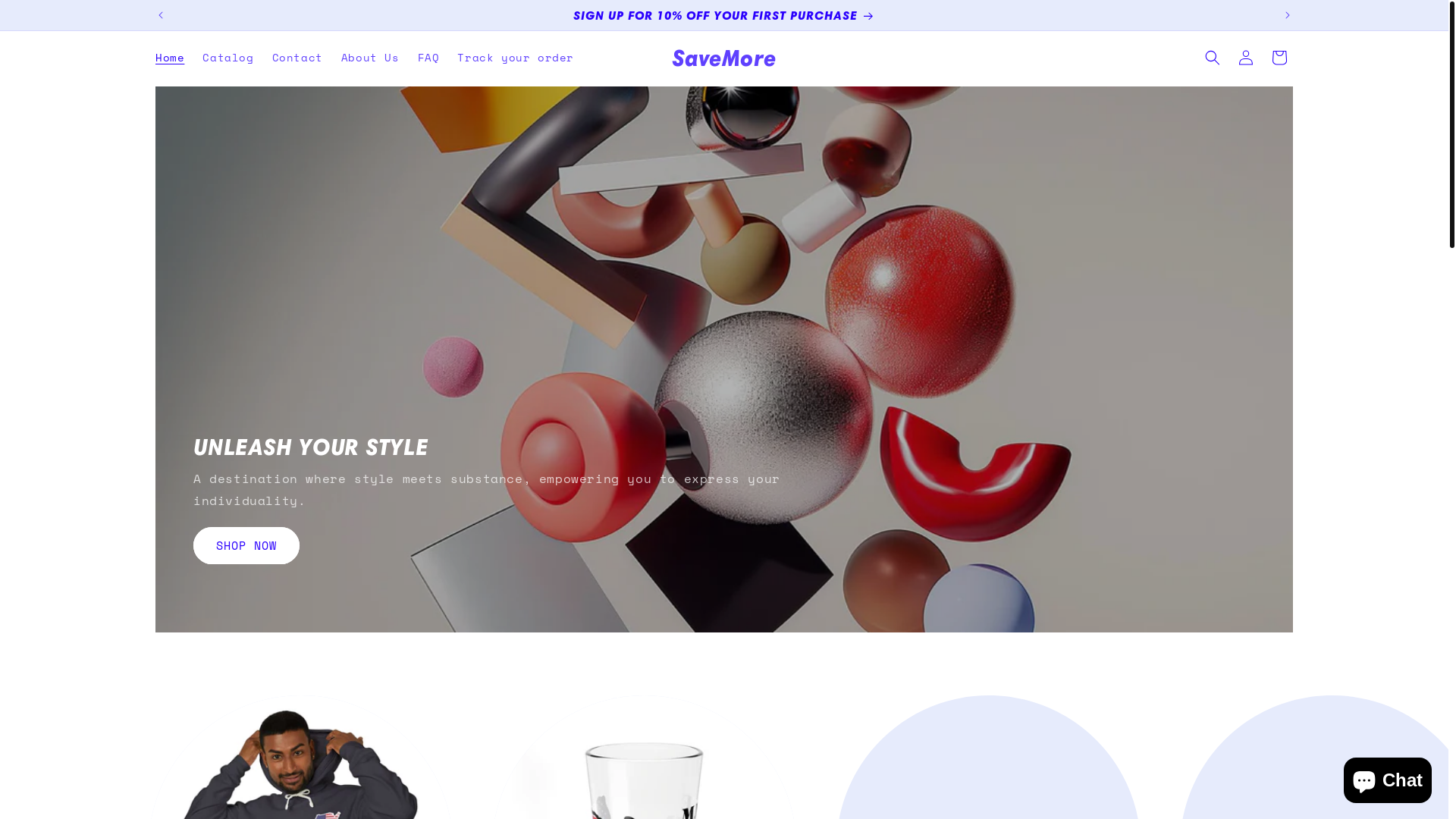 website screenshot of https://savemore-live.xyz/