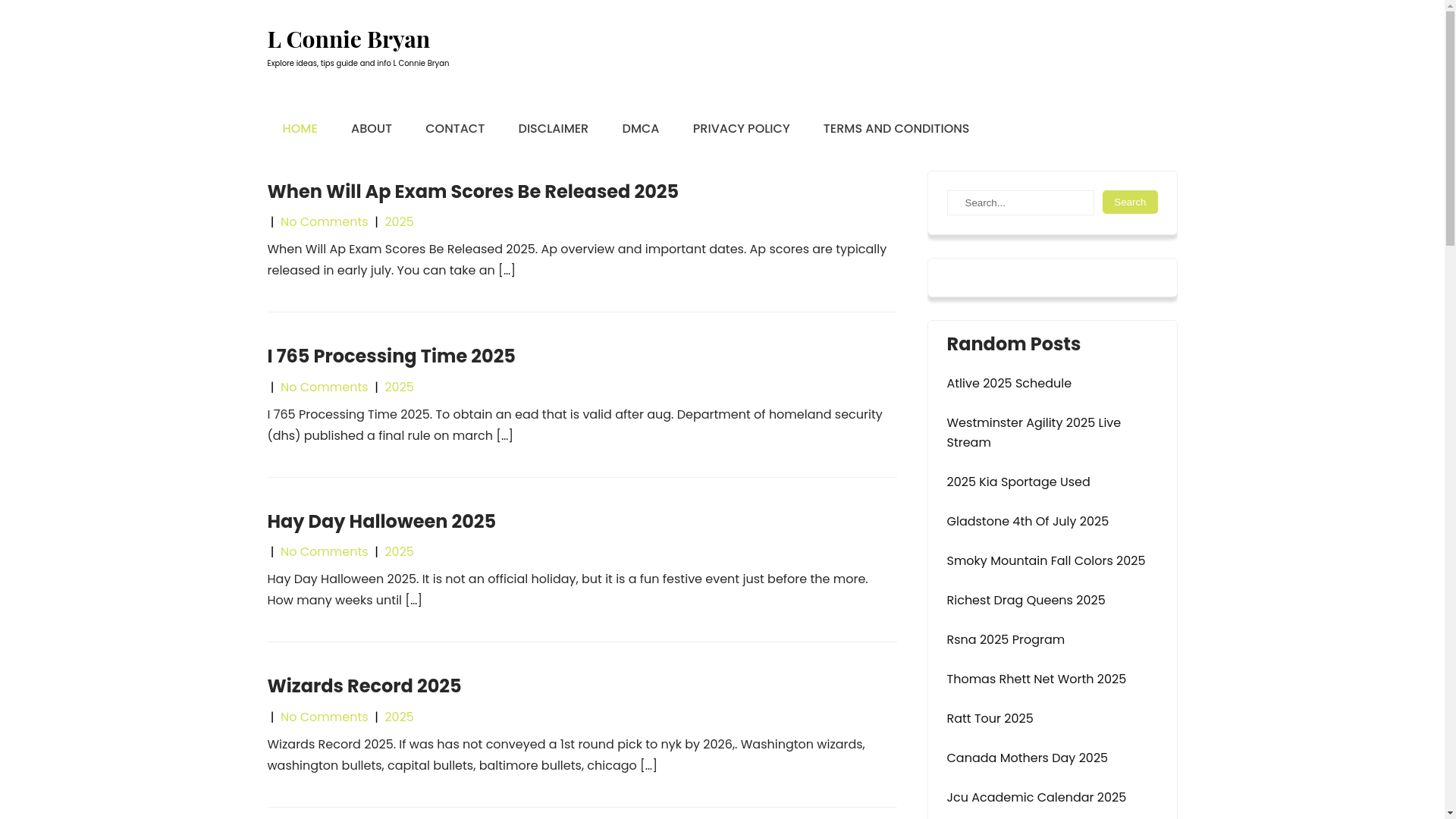 website screenshot of https://lconniebryan.pages.dev/