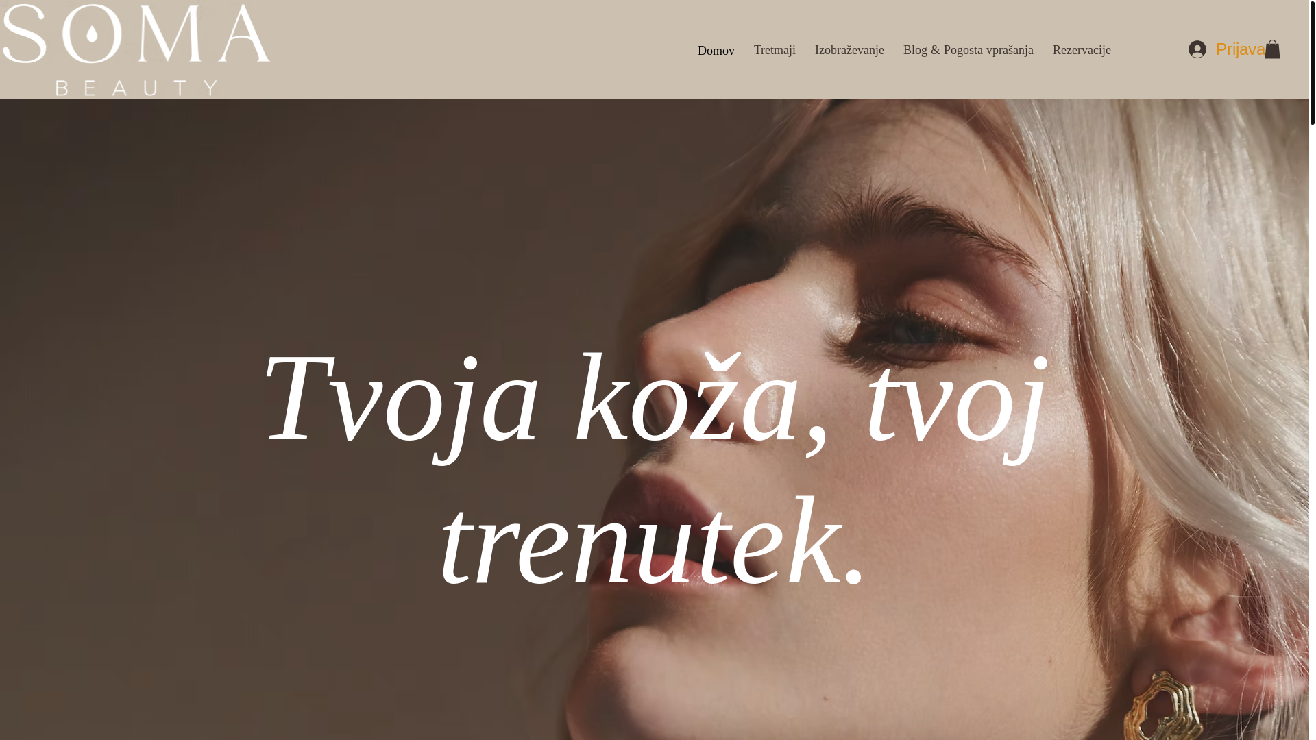 website screenshot of https://salonsomabeauty.com/