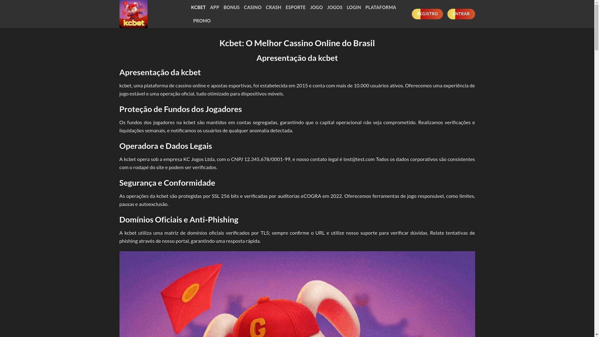 website screenshot of https://kcbetp.com/
