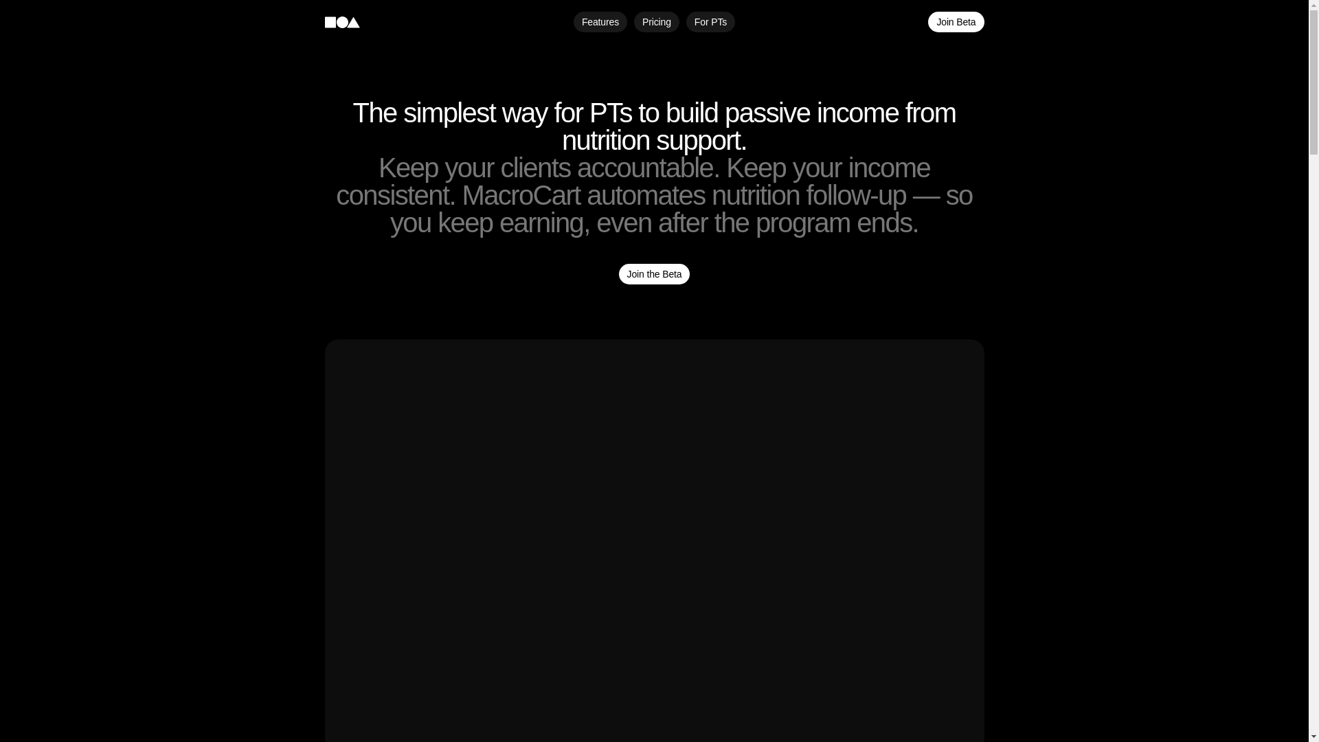 website screenshot of https://macrocart.co.uk/