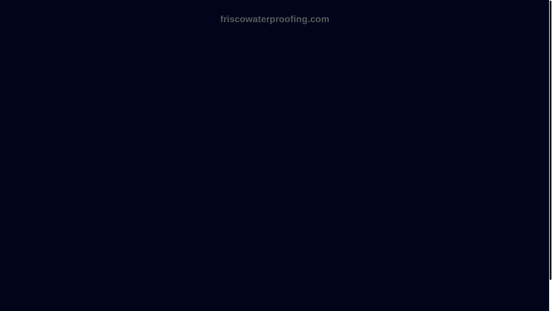 website screenshot of https://friscowaterproofing.com/