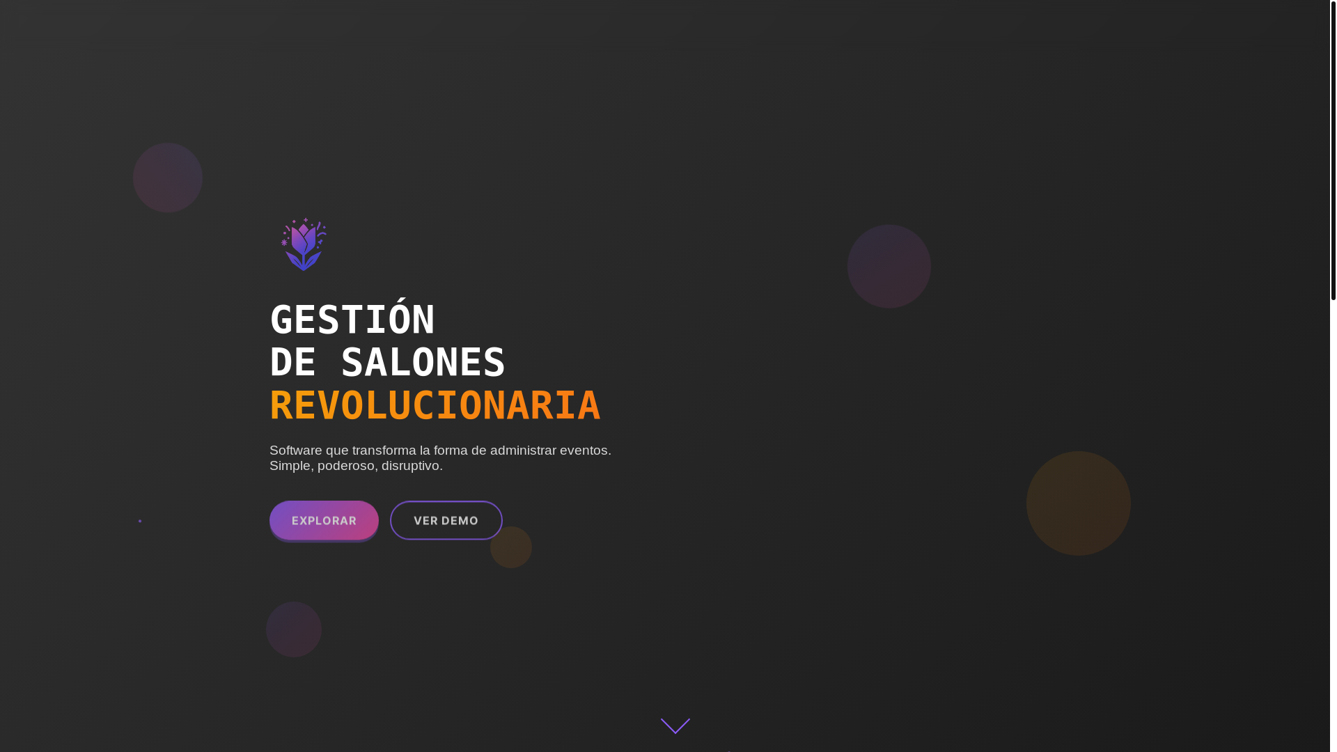 website screenshot of https://eventura.com.mx/