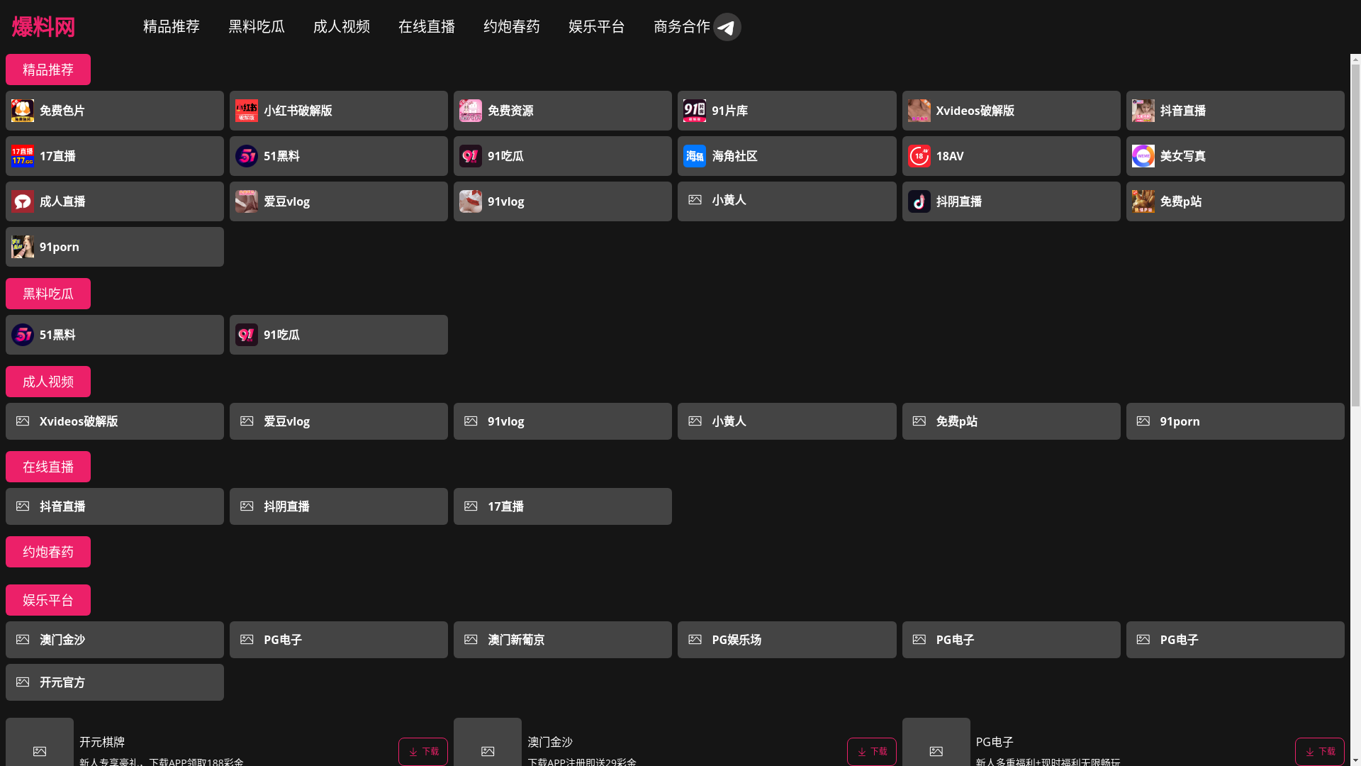 website screenshot of https://yy51baoliaowang.wiki/