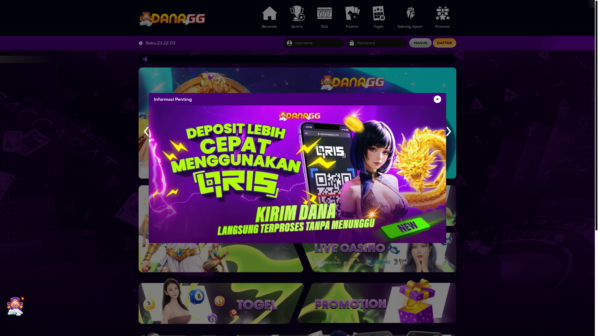 website screenshot of https://danaggnew-alt1.com/
