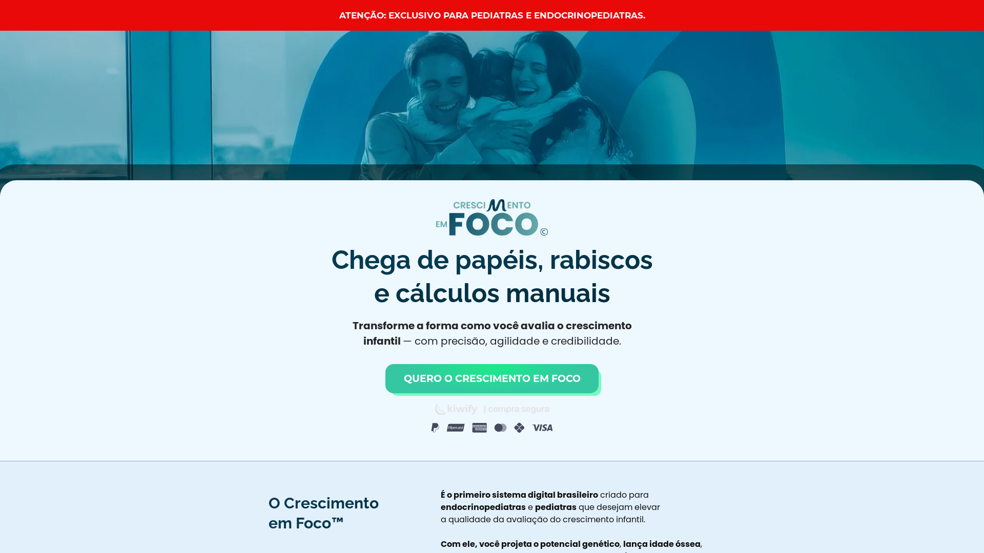 website screenshot of https://crescimentoemfocobrasil.com.br/