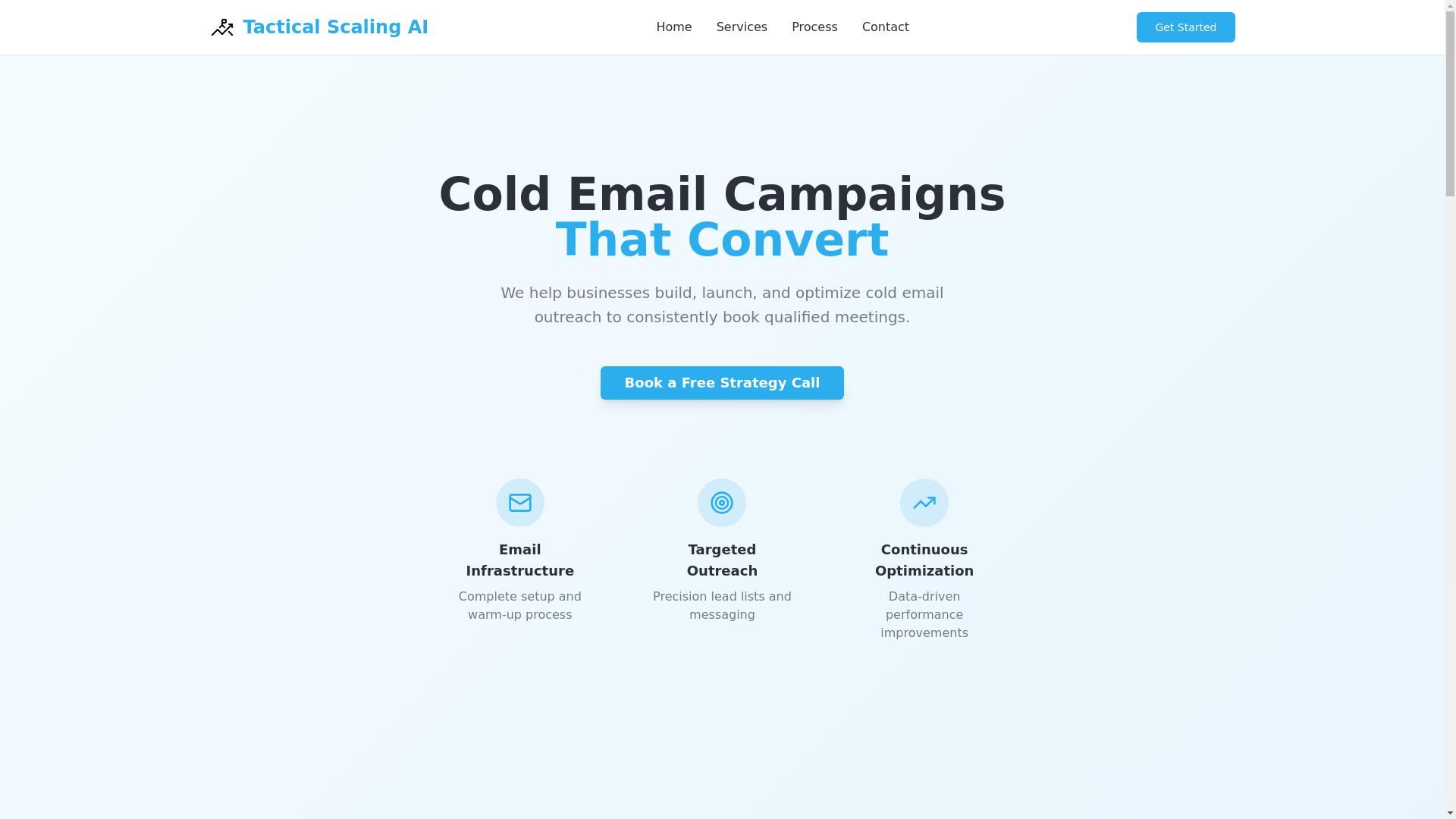 website screenshot of https://theelitetacticalscalingai.com/
