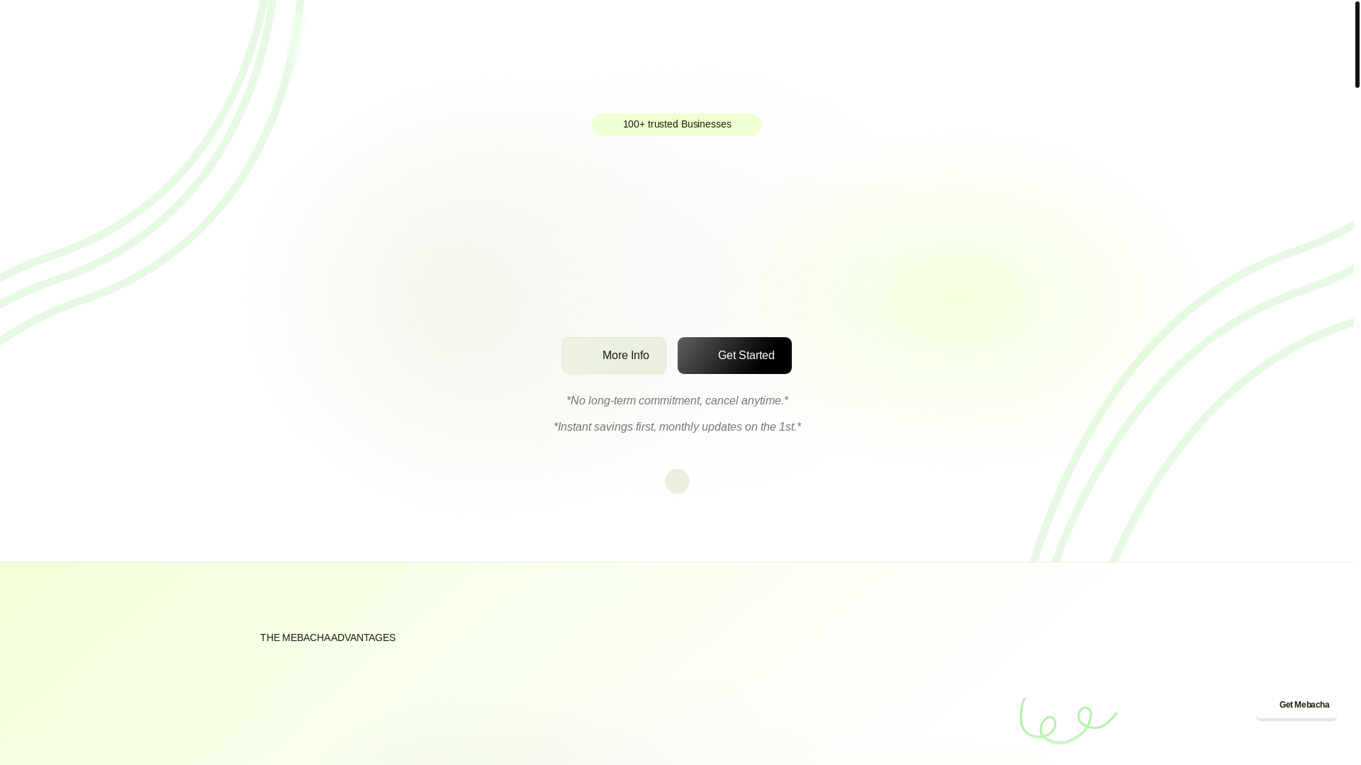 website screenshot of https://mebacha.site/