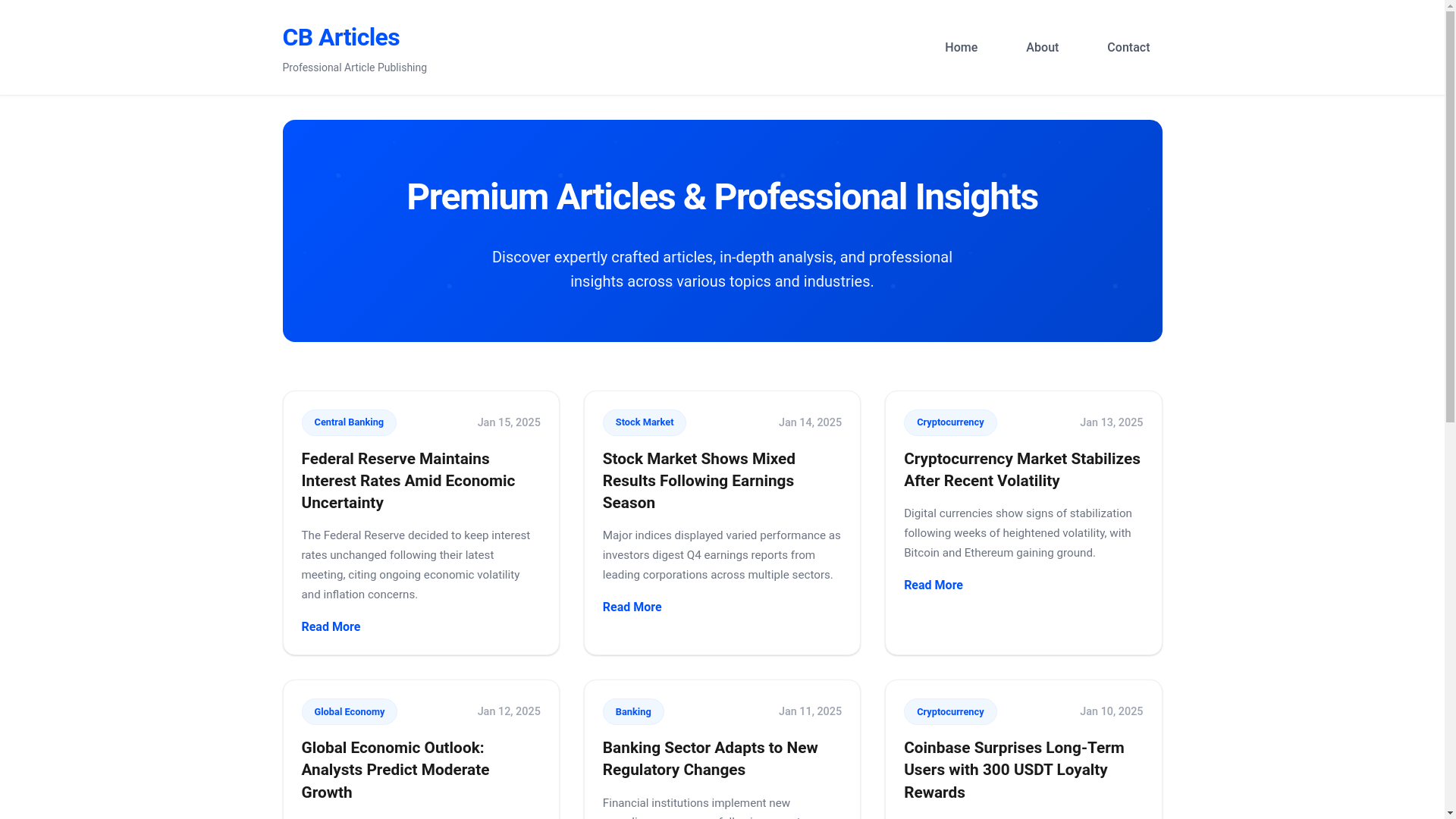 website screenshot of https://cbarticles.info/