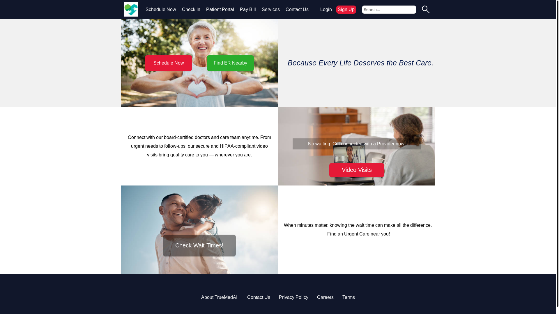 website screenshot of https://truemedai-prod.pages.dev/