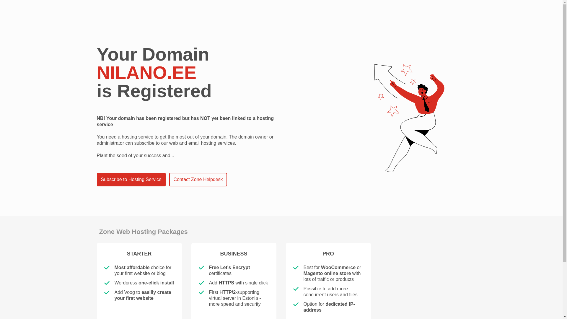 website screenshot of https://nilano.ee/