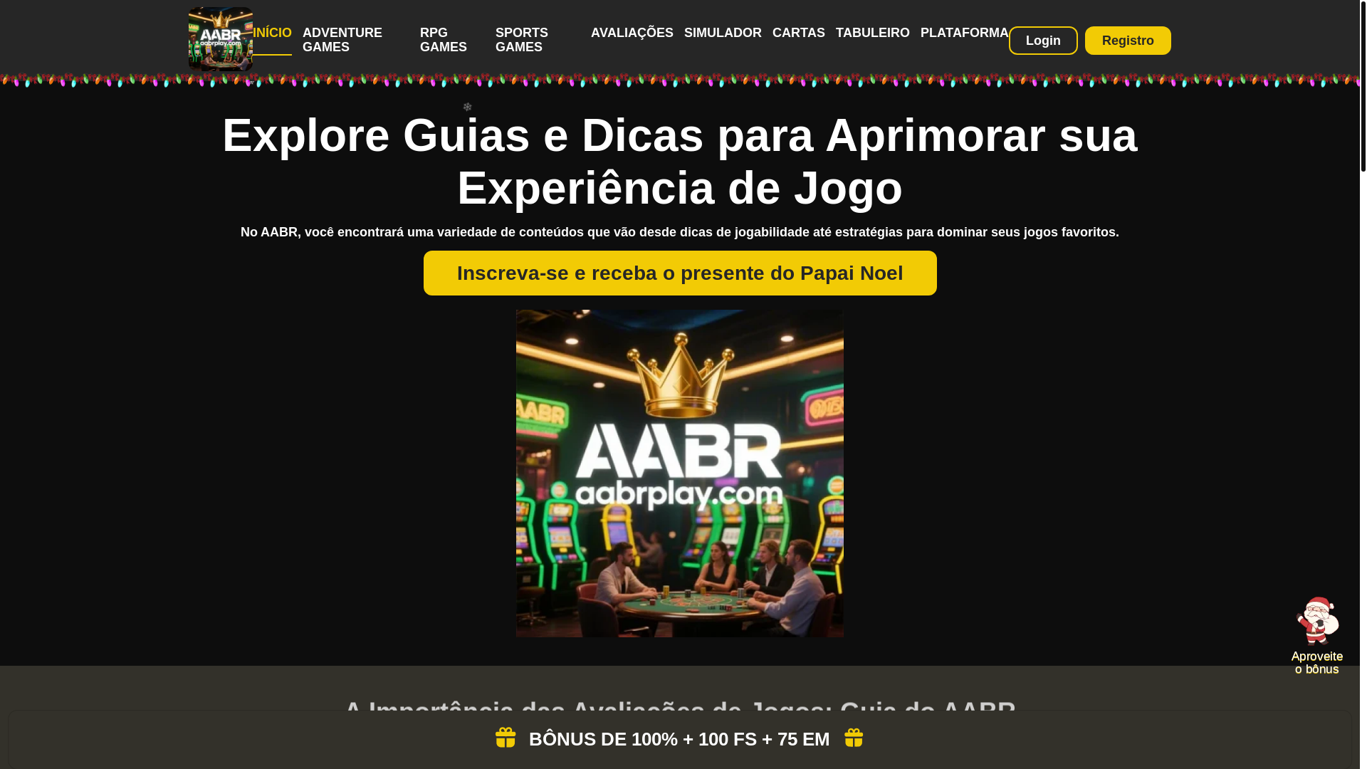 website screenshot of https://aabrplay.com/
