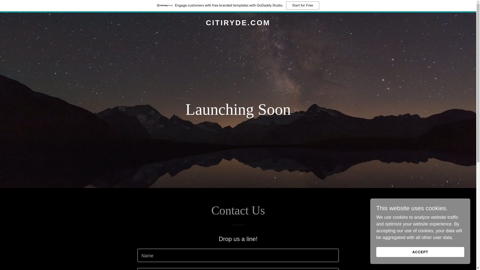 website screenshot of https://citryde.com/