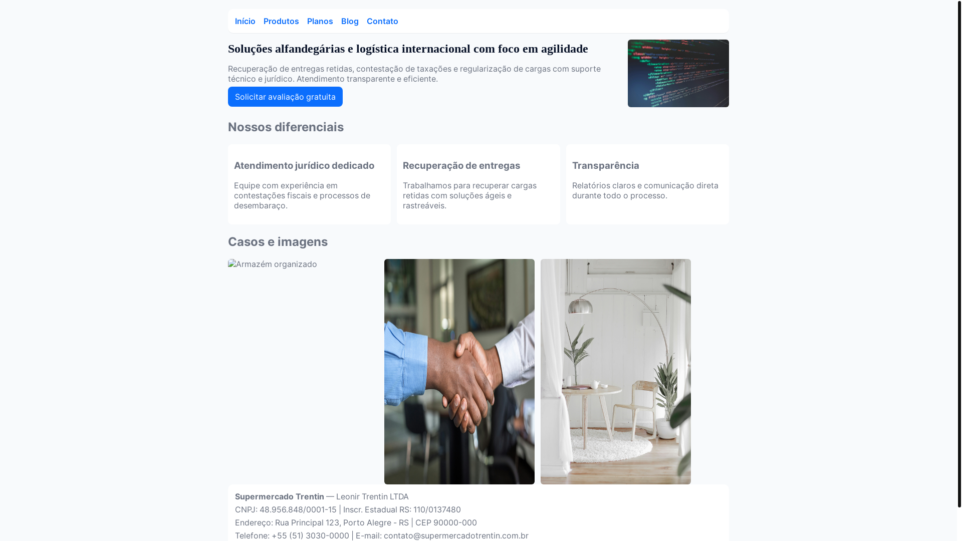 website screenshot of https://medelientregaouenviosdecores.sbs/