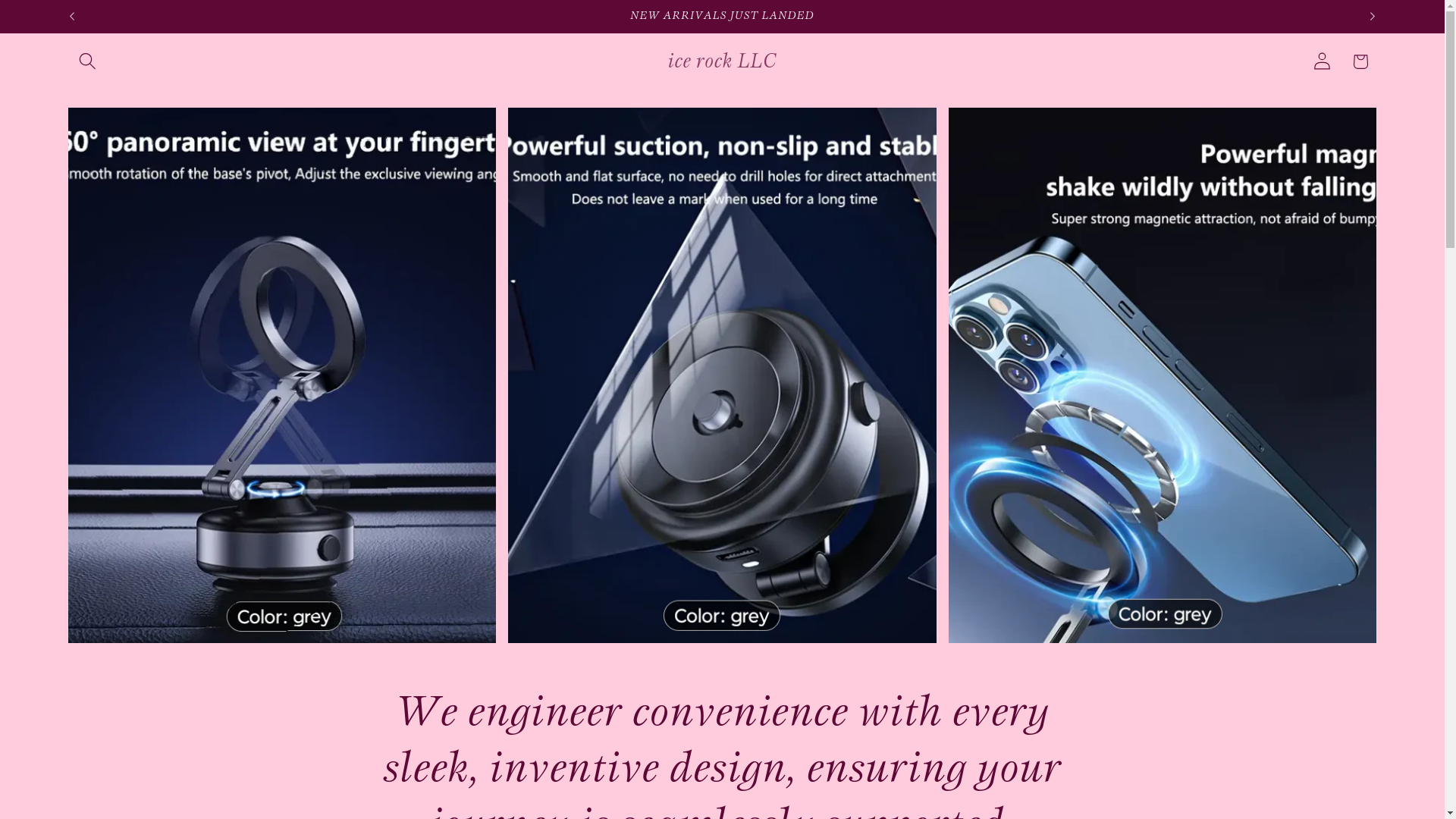 website screenshot of https://iceandstrong.com/