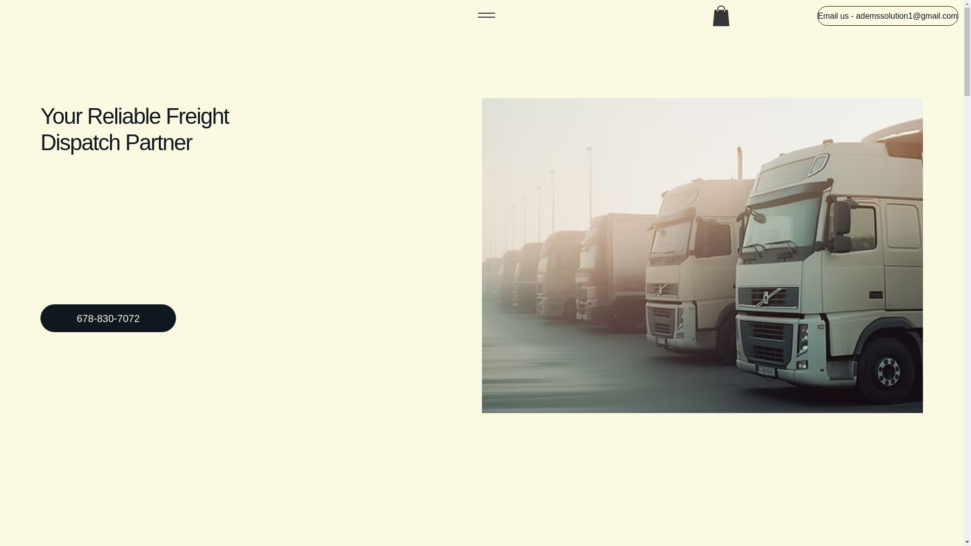 website screenshot of https://ademsdispatchservice.com/