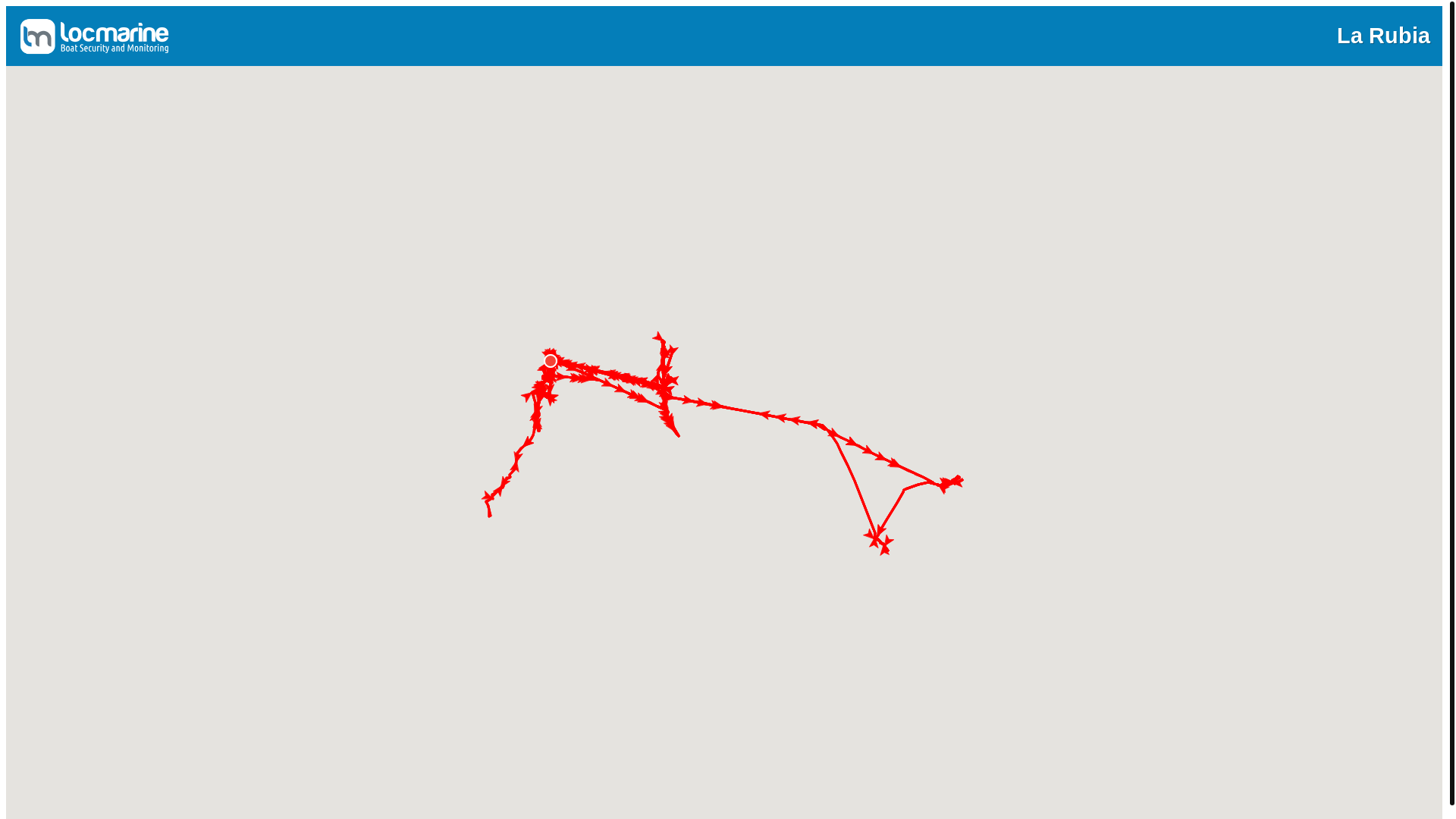 website screenshot of https://larubia-tracking.pages.dev/
