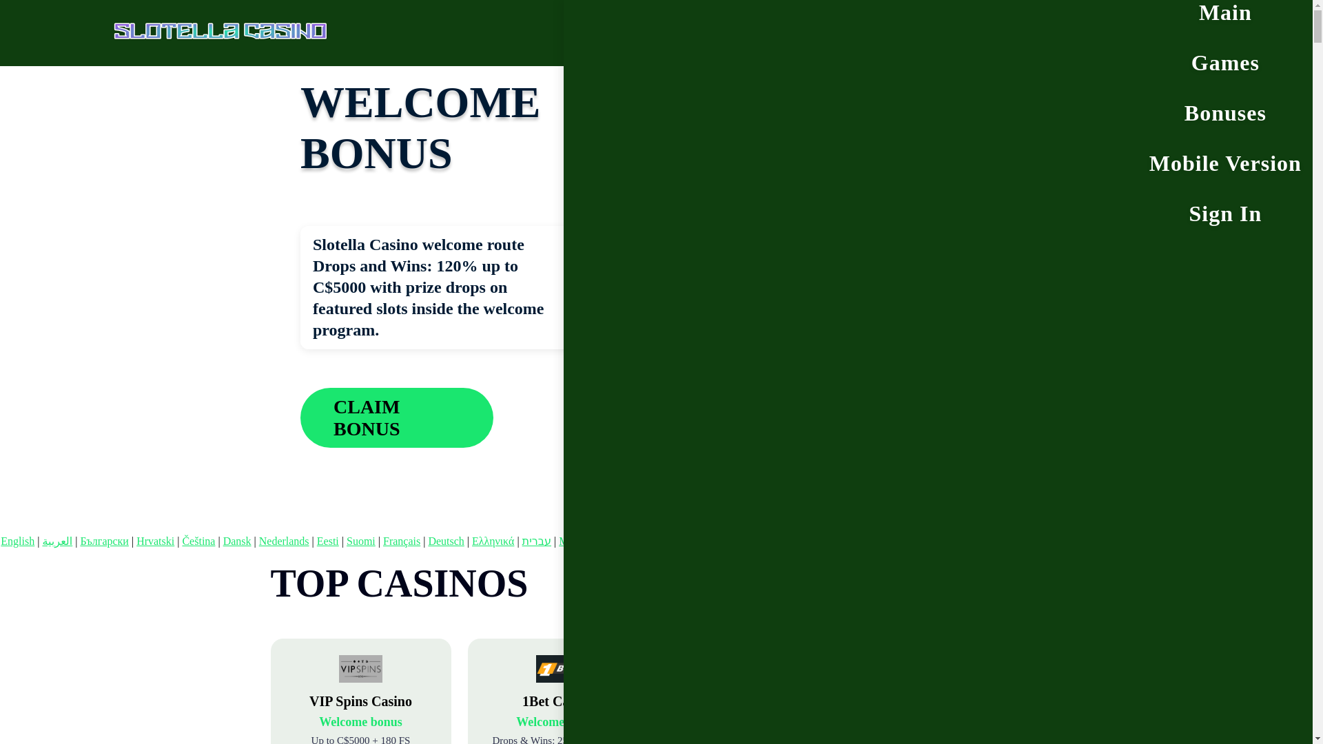 website screenshot of https://slotella2.bond/