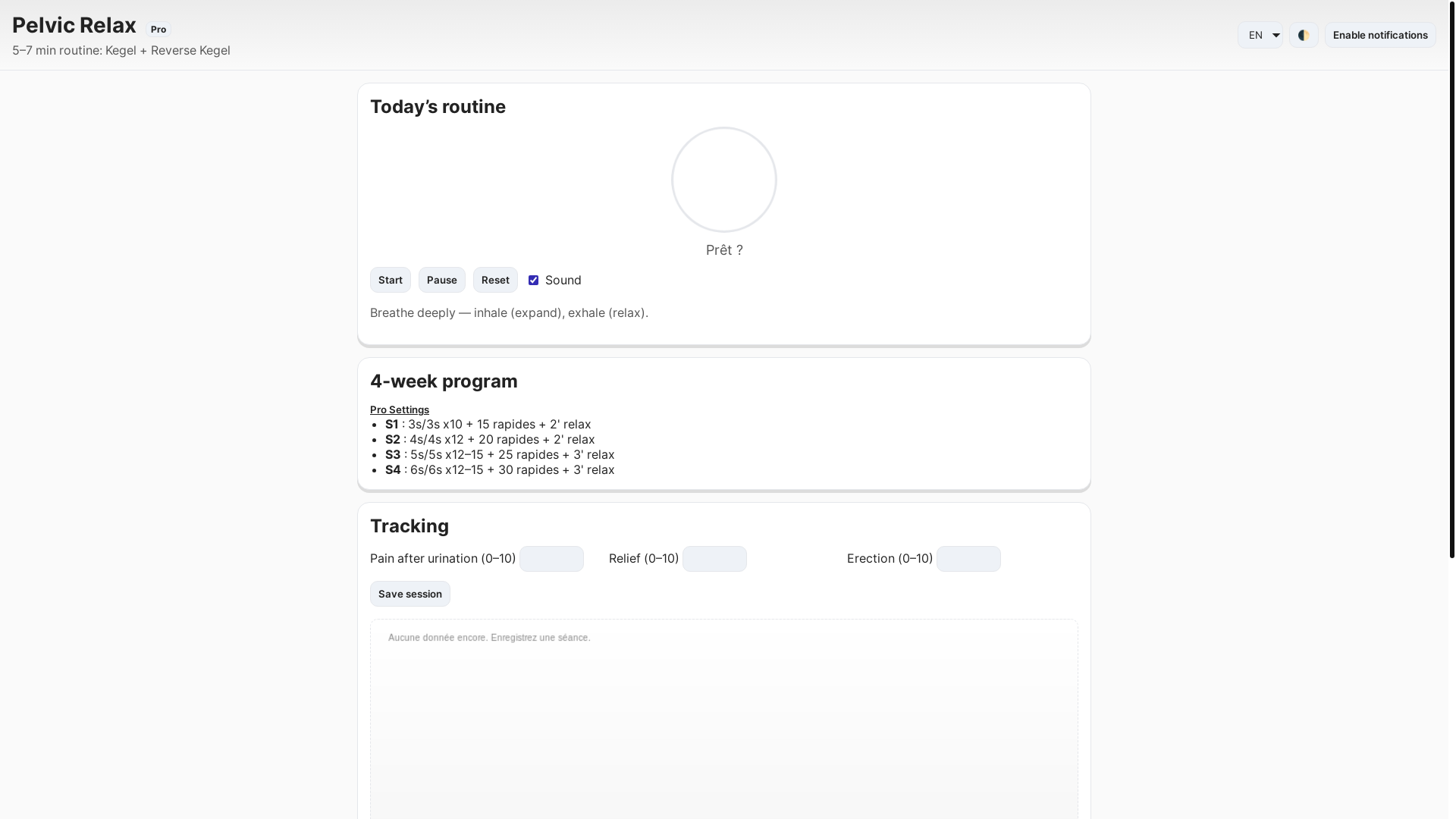 website screenshot of https://pelvic-relax.pages.dev/