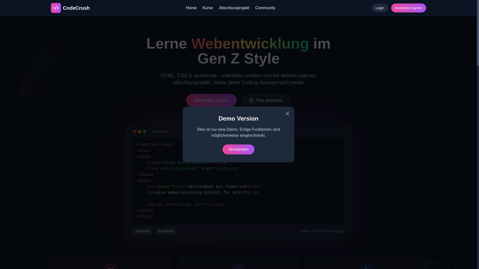website screenshot of https://qhrd.online/