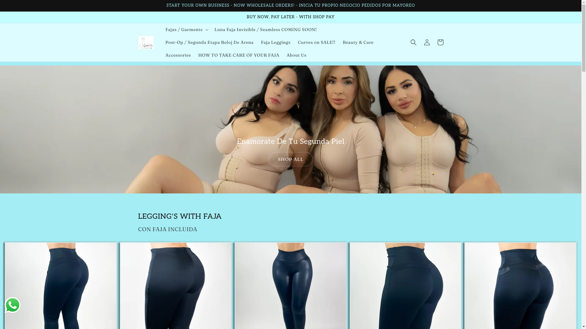 website screenshot of https://vannefajascolombiana.com/