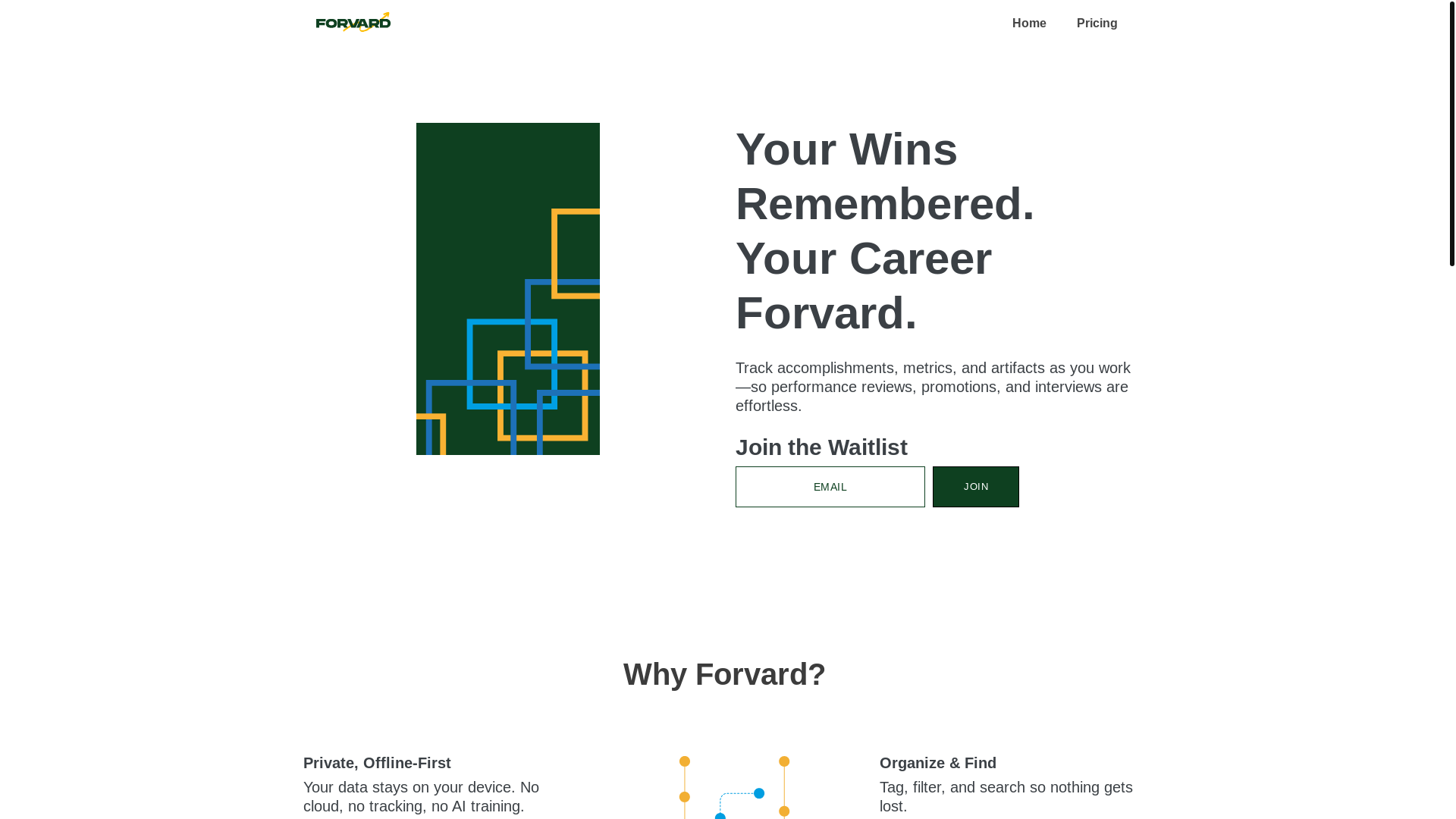 website screenshot of https://forvard-site.pages.dev/