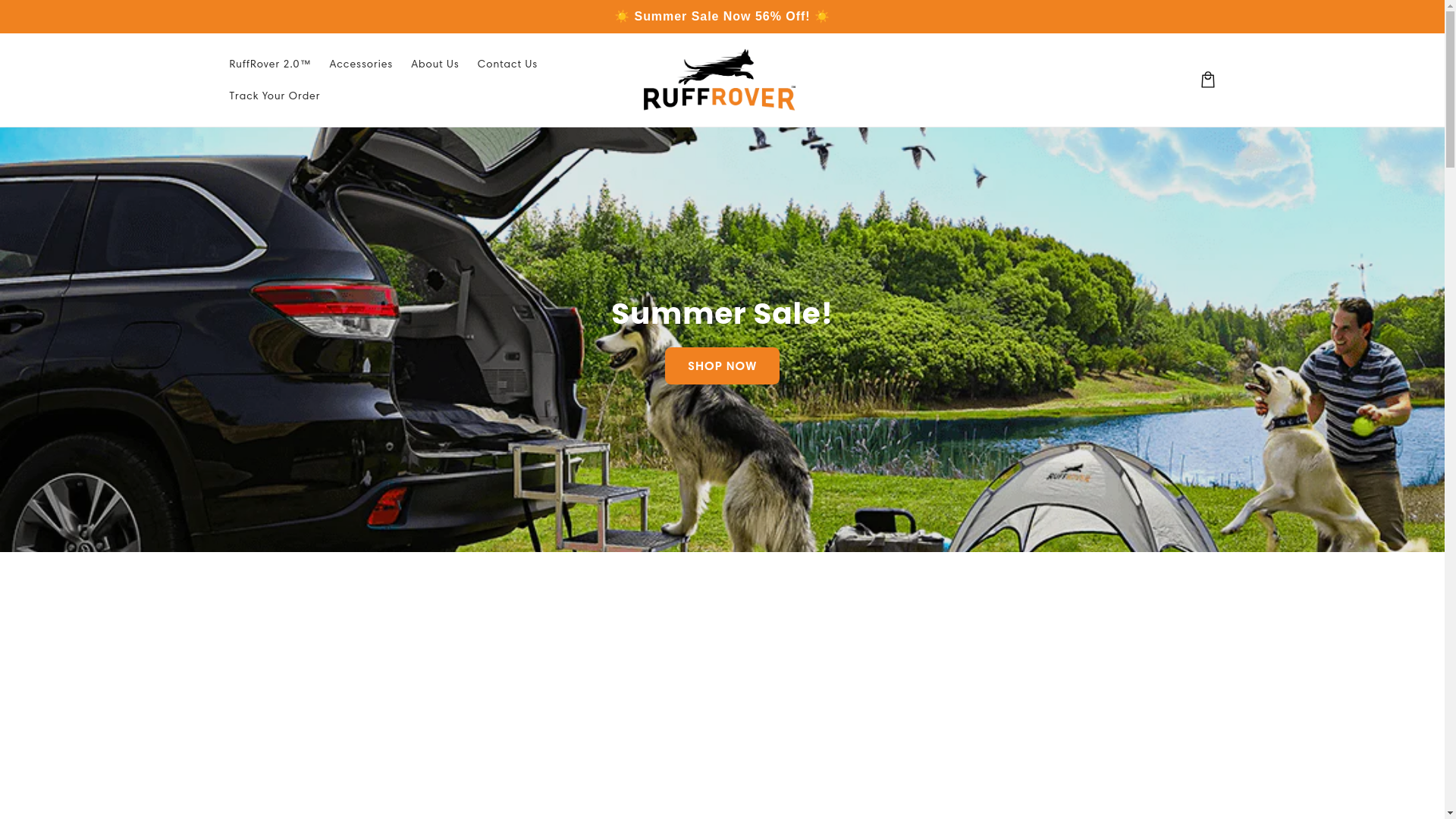 website screenshot of https://wruffrover.com/